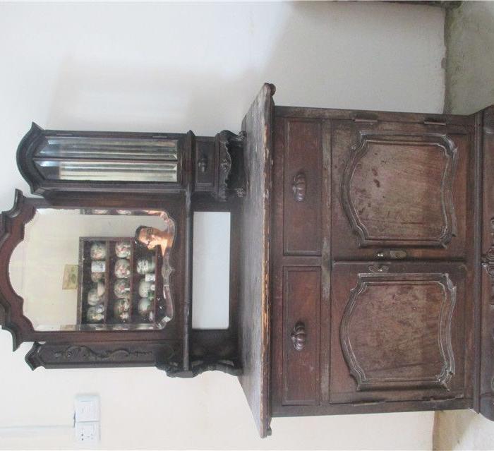 晚清官太太 富家小姐全红木梳妆柜 假一赔十_