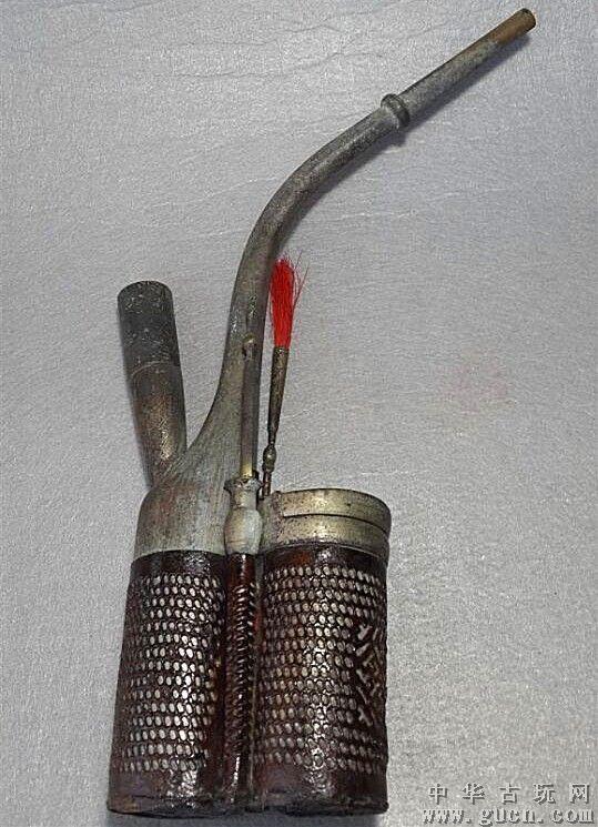 古董杂项民国水烟袋包老包真包退_古董杂项民