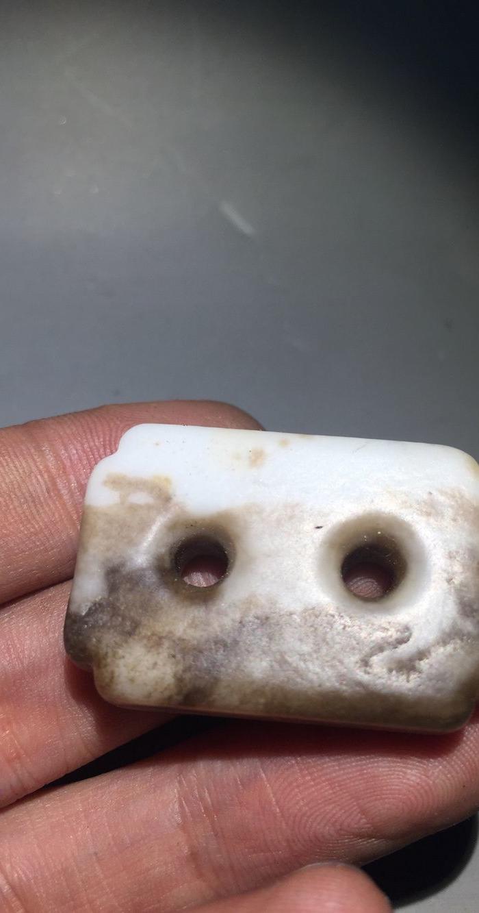 老地方料子带沁的二饼(180)_老地方料子带沁的