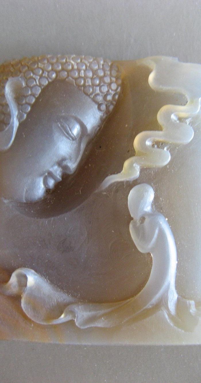 25418一心向佛玛瑙长方牌_25418一心向佛玛