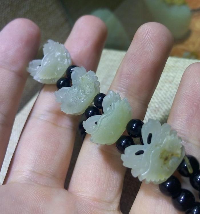 和田籽料 大发横财 手链_和田籽料 大发横财 手