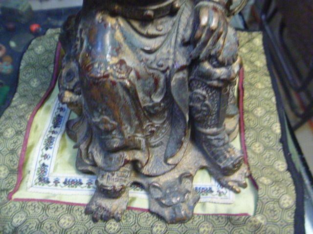 老奶奶家的铜财神 老物件哦 大约三金重_老奶