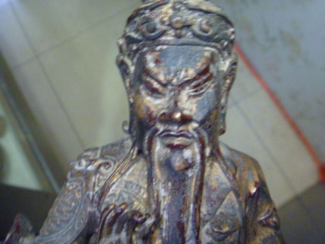 老奶奶家的铜财神 老物件哦 大约三金重_老奶