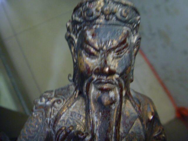 老奶奶家的铜财神 老物件哦 大约三金重_老奶