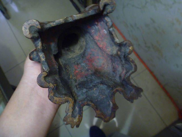 老奶奶家的铜财神 老物件哦 大约三金重_老奶