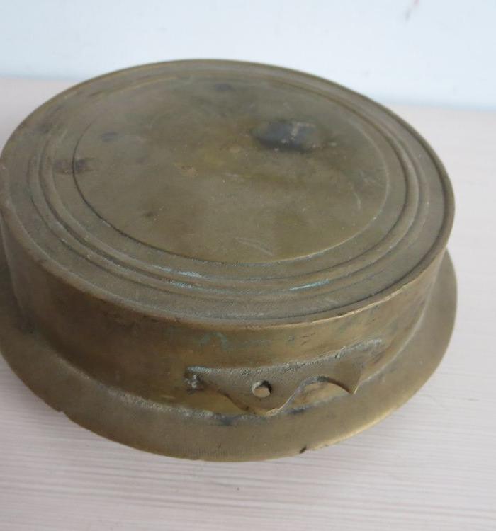 民国 全品 少见 带字款 铜香炉底座_民国 全品