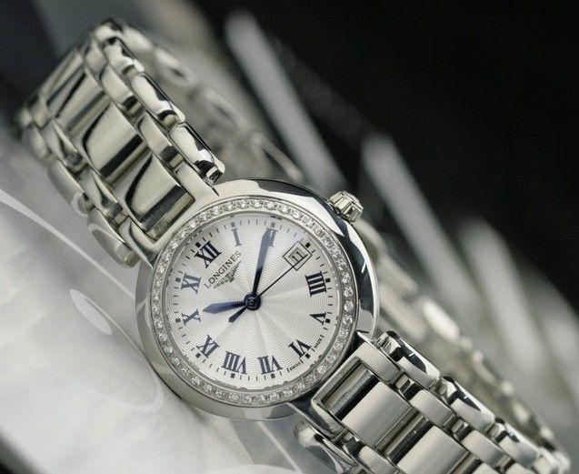 浪琴新月石英女士手表_浪琴新月石英女士手表