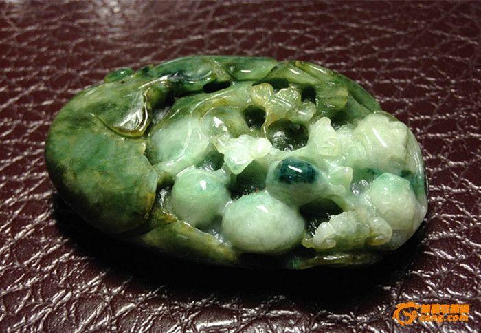 缅甸天然翡翠A货手把玩件_缅甸天然翡翠A货手
