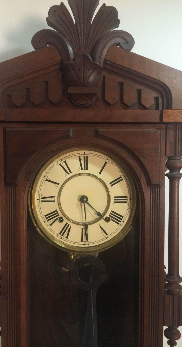 美国品牌(安索尼亚)古董大挂钟_美国品牌(安索