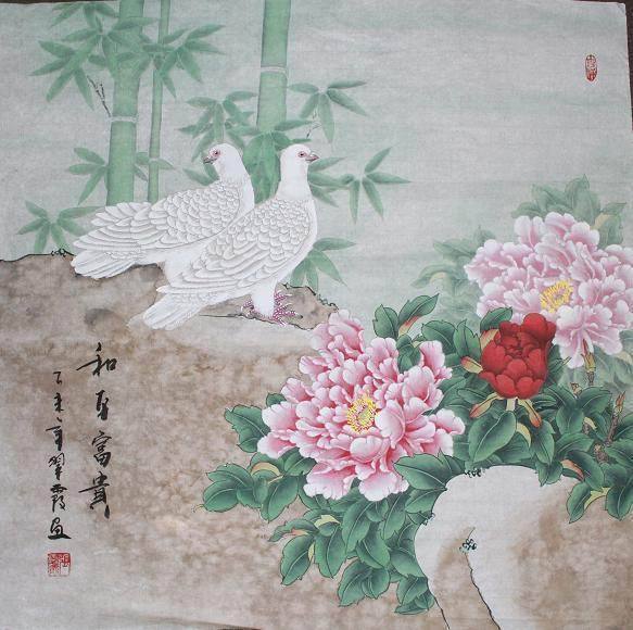 省级美协会员,实力画家张翠霞工笔花鸟作品8,