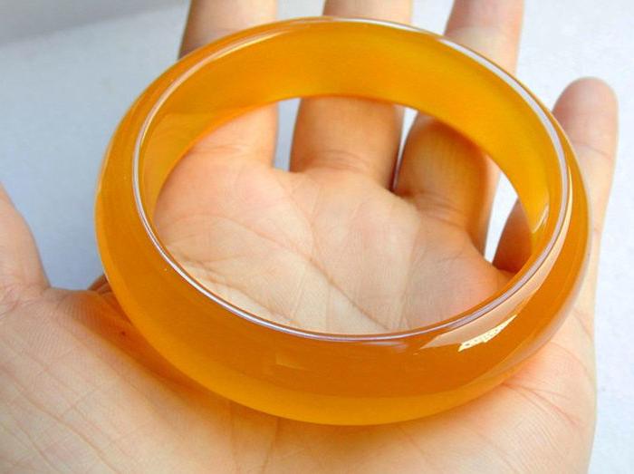 天然巴西5A 黄玛瑙水晶女款玉镯子_天然巴西