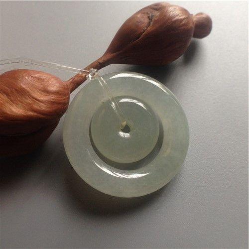 【玉泉文玩 】G570创汇期冰种晴水绿翡翠二环