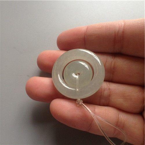 【玉泉文玩 】G570创汇期冰种晴水绿翡翠二环