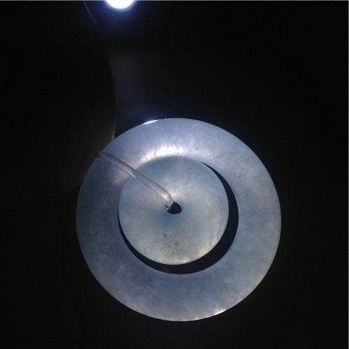 【玉泉文玩 】G570创汇期冰种晴水绿翡翠二环