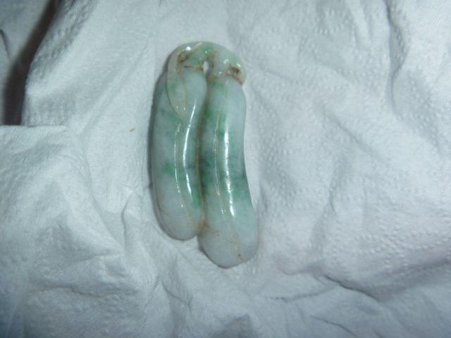 多年前收的翡翠的老件 雕两个甜瓜_多年前收的