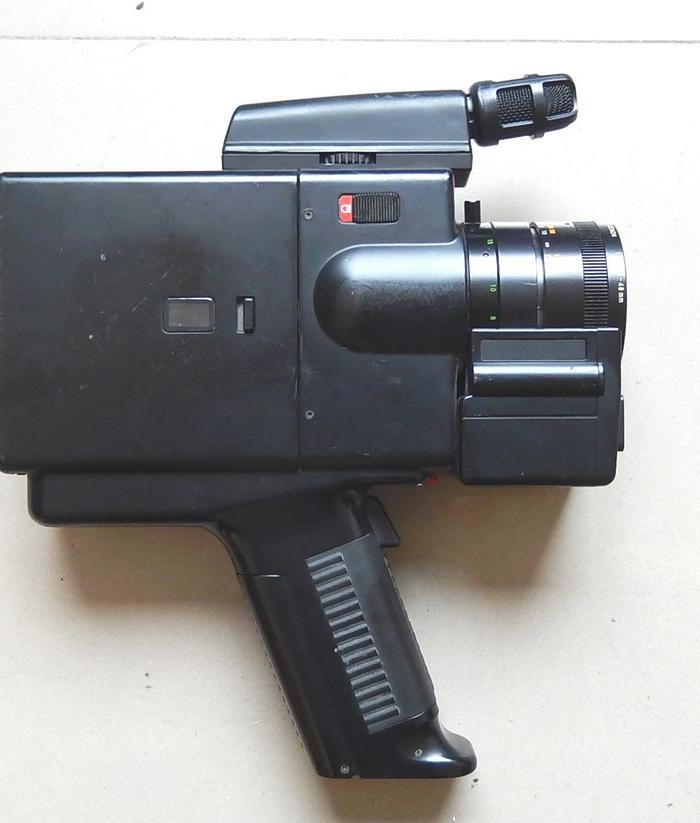 收藏品、老电影摄影机、自动对焦摄影机