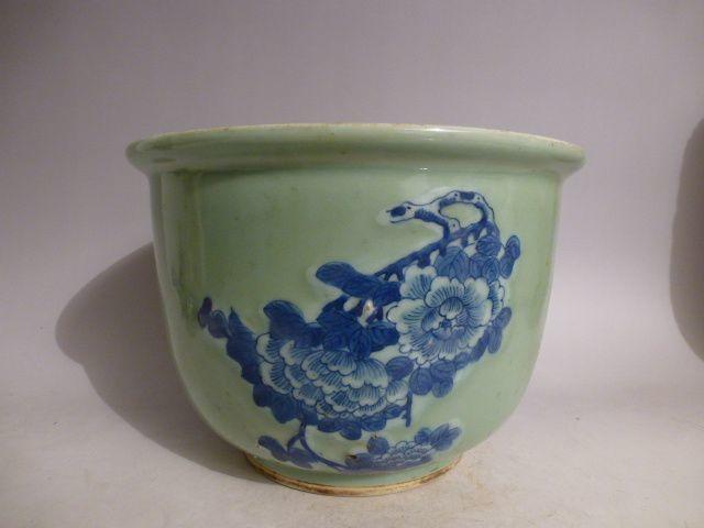 清代青花花盆_清代青花花盆价格_清代青花花
