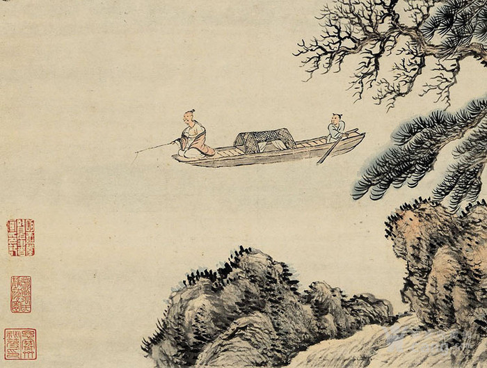 清代王翚山水画