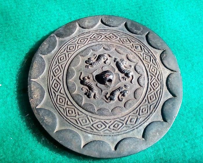 四虎铜镜_四虎铜镜价格_四虎铜镜图片_来自藏