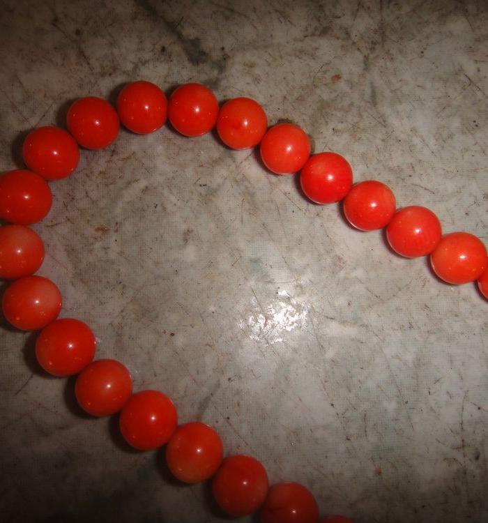 包红珊瑚.项链一串.送女友.送妈妈_包红珊瑚.项