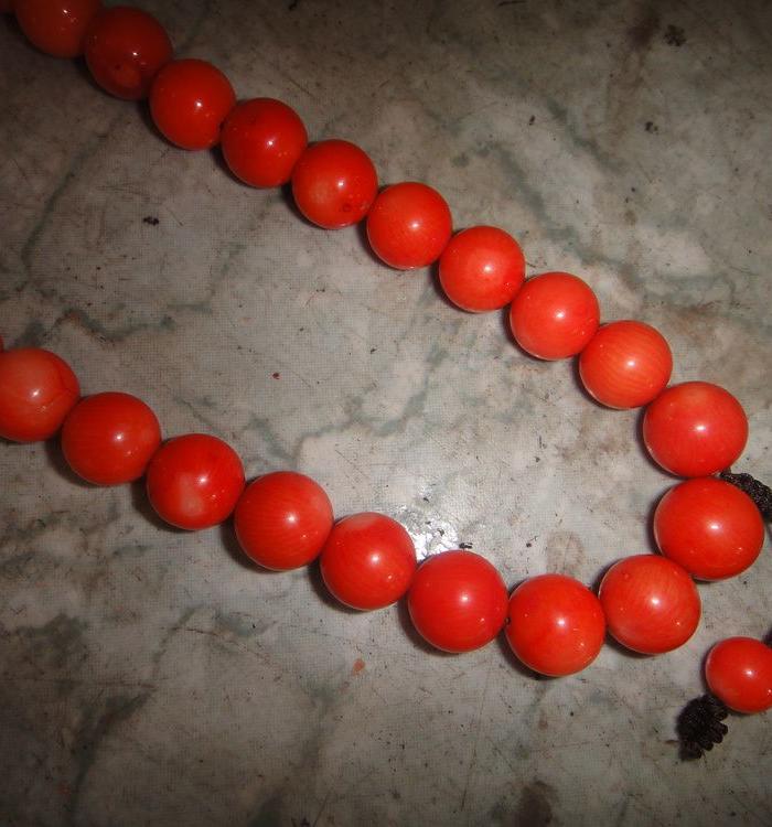 包红珊瑚.项链一串.送女友.送妈妈_包红珊瑚.项