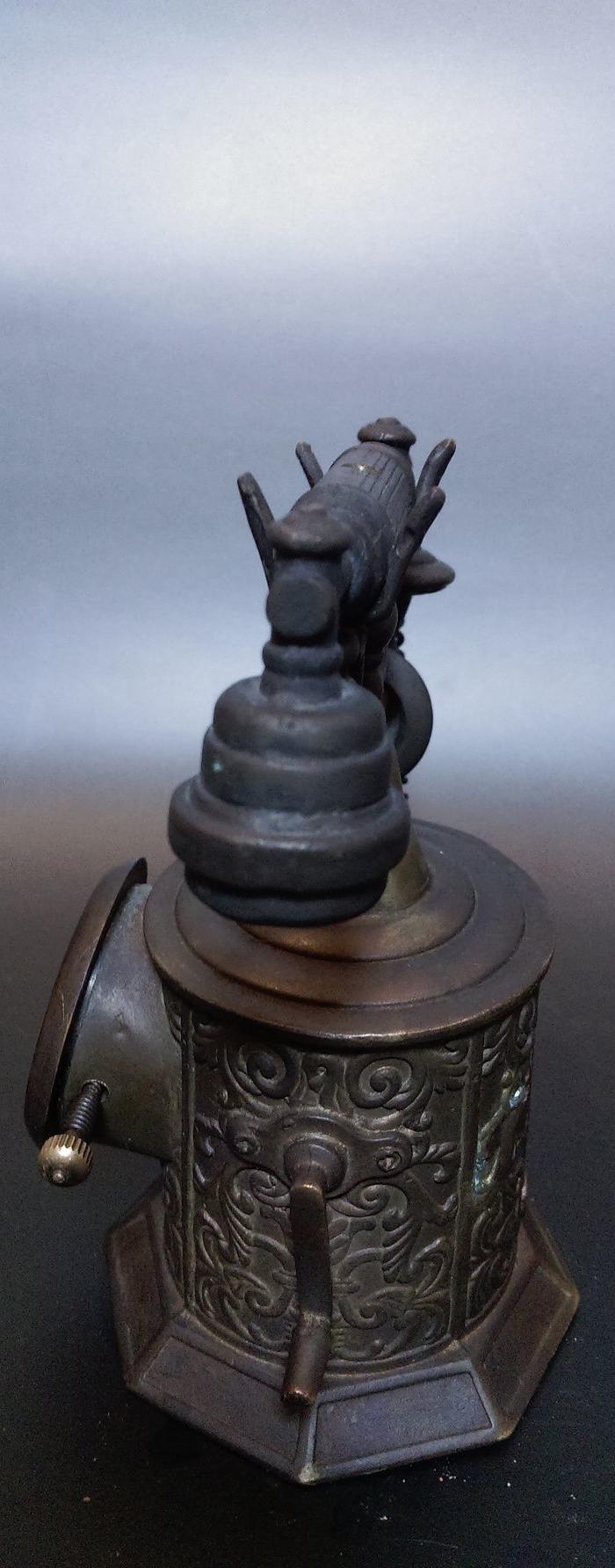 瑞士波威电话机形钟(手动上旋)_瑞士波威电话