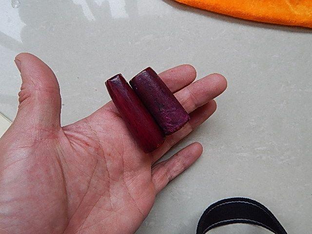 木头老印章两枚(两边都有雕工)_木头老印章两