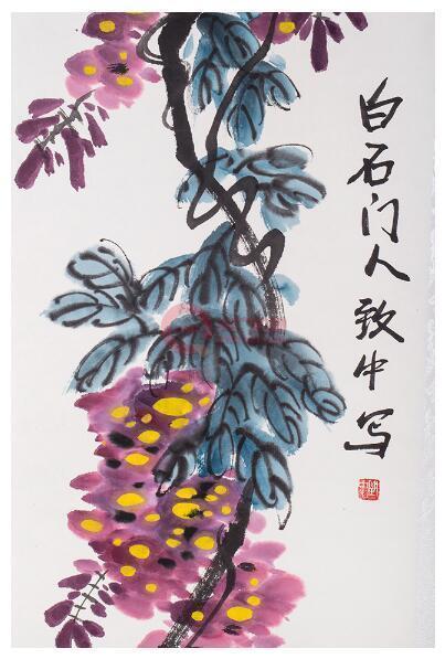 齐派传人六合同祝典藏 齐派典型水墨画风_齐派