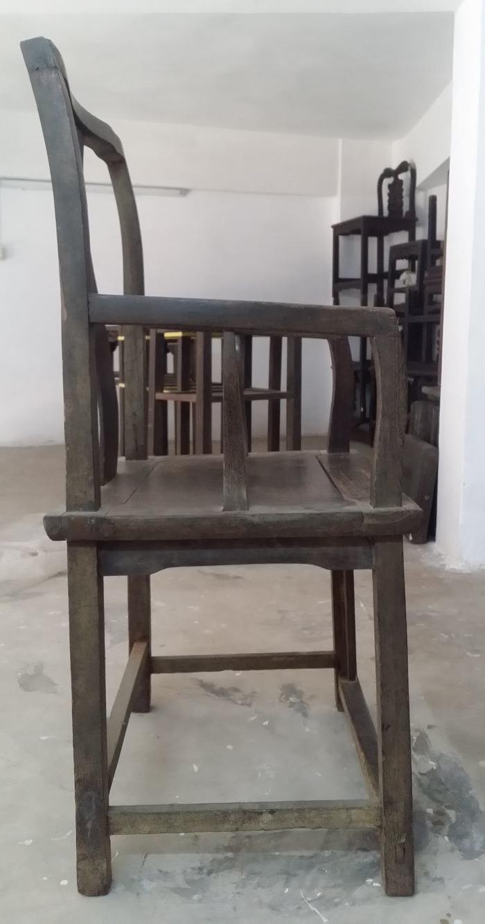 铁梨木(东京。电话)官帽椅一张_铁梨木(东京。