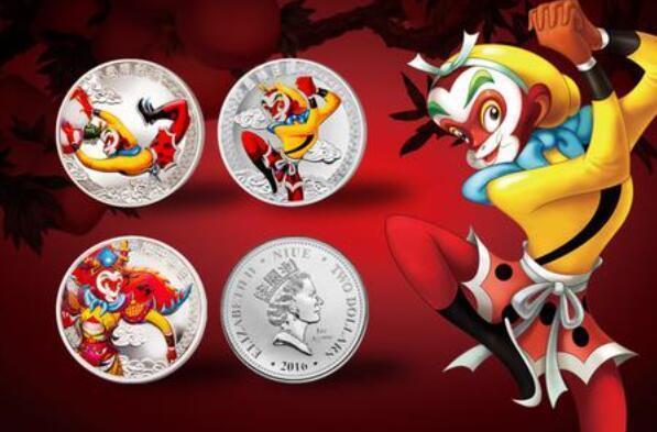 美猴王送福纪念币 999纯银材质1\/2盎司_美猴王