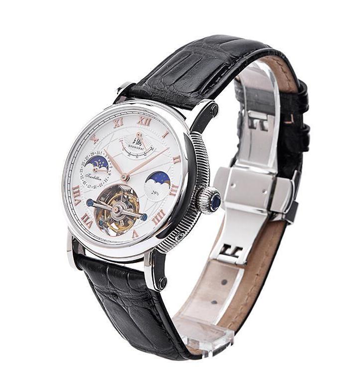 上海牌航海家系列多功能陀飞轮腕表 蓝宝石表