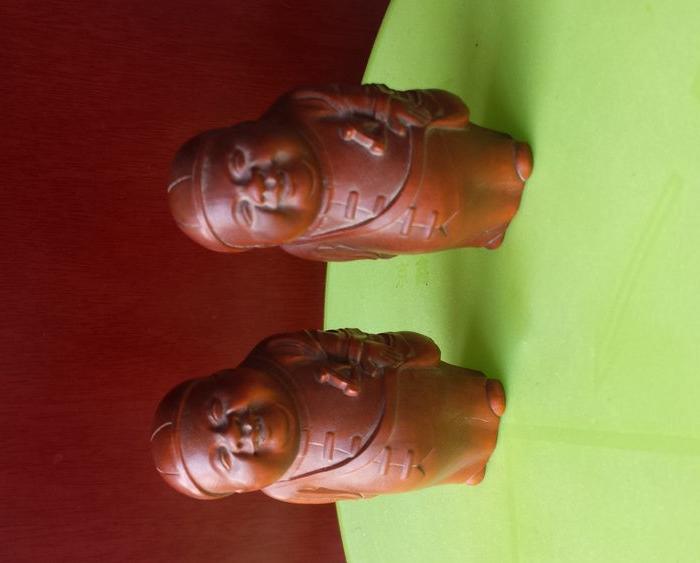 黄杨木小地主一对,一口价_黄杨木小地主一对,