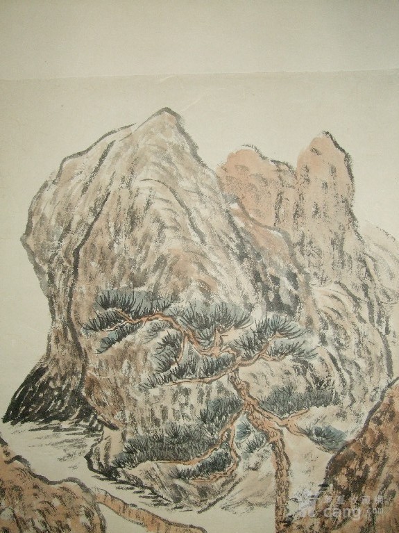 钱瘦铁,江苏省无锡市鸿声里人,名画家,早期作品.