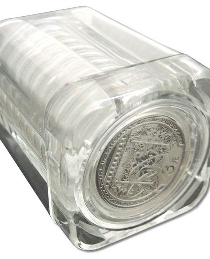 2016年3元贺岁银质纪念币 2016年3元福字币1