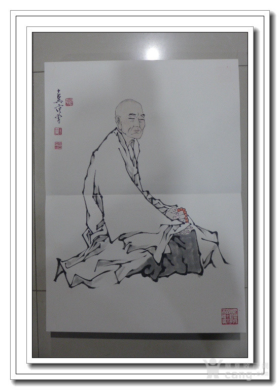 木雕盒精装范曾十八罗汉册页