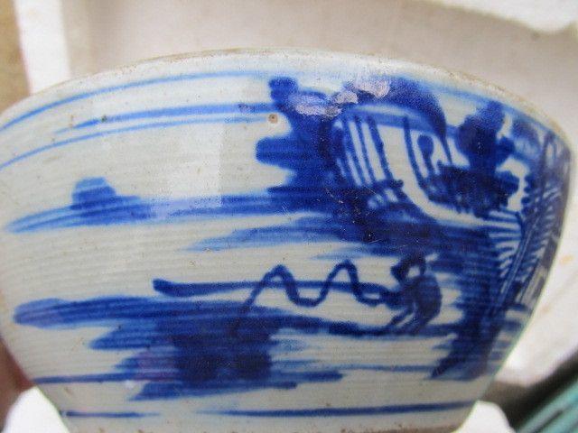 青花山水人物大笔洗_青花山水人物大笔洗价格