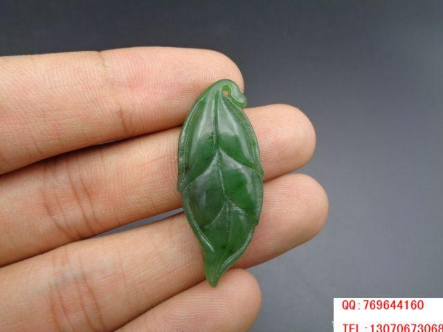 民国时期和田碧玉一夜富贵挂件_民国时期和田