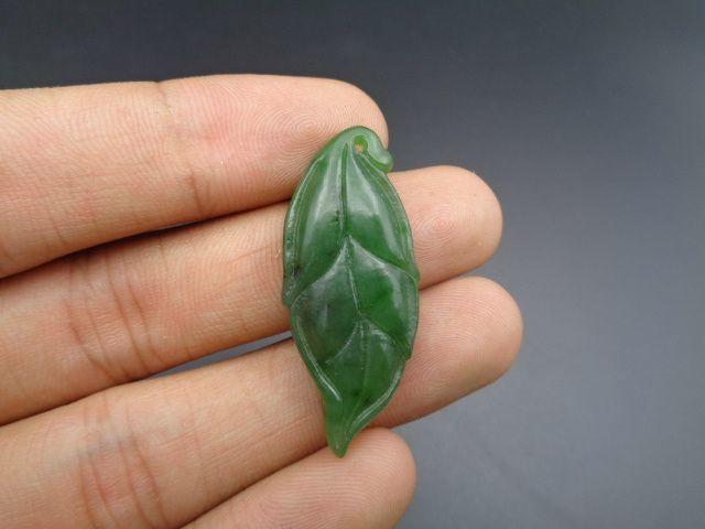 民国时期和田碧玉一夜富贵挂件_民国时期和田