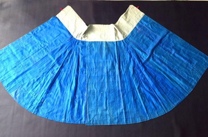 清代超美 四马面月华裙 马面裙 古董裙_清代超