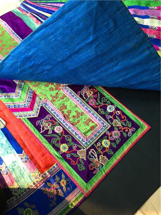 清代超美四马面月华裙马面裙古董裙