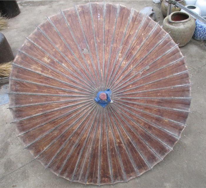 一个清代民国时候的油脂大伞_一个清代民国时