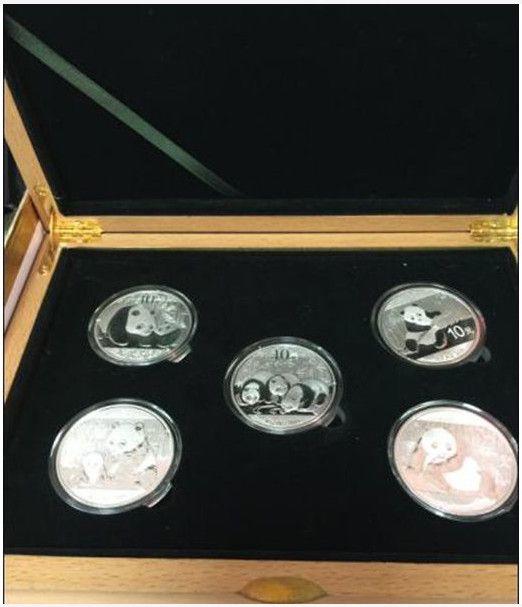 2011-2015年版熊猫银币套装_2011-2015年版