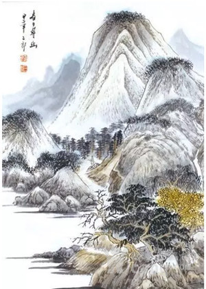 山水之道刘二郎山水画十二册页