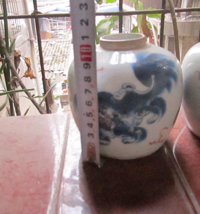 民国篮彩少师太保小罐2只_民国篮彩少师太保