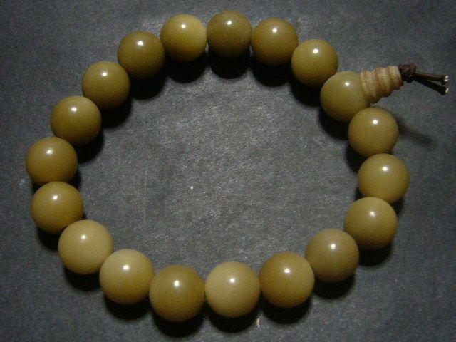 盘了一个月的1.0菩提根手串_盘了一个月的1.0