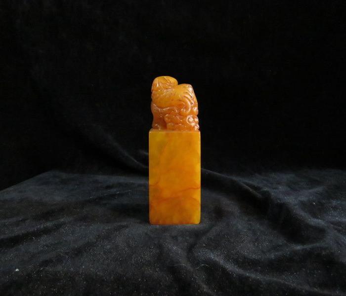 田黄石兽雕印章_田黄石兽雕印章价格_田黄石