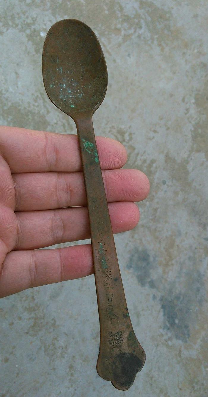 有英文签字的紫铜勺子_有英文签字的紫铜勺子