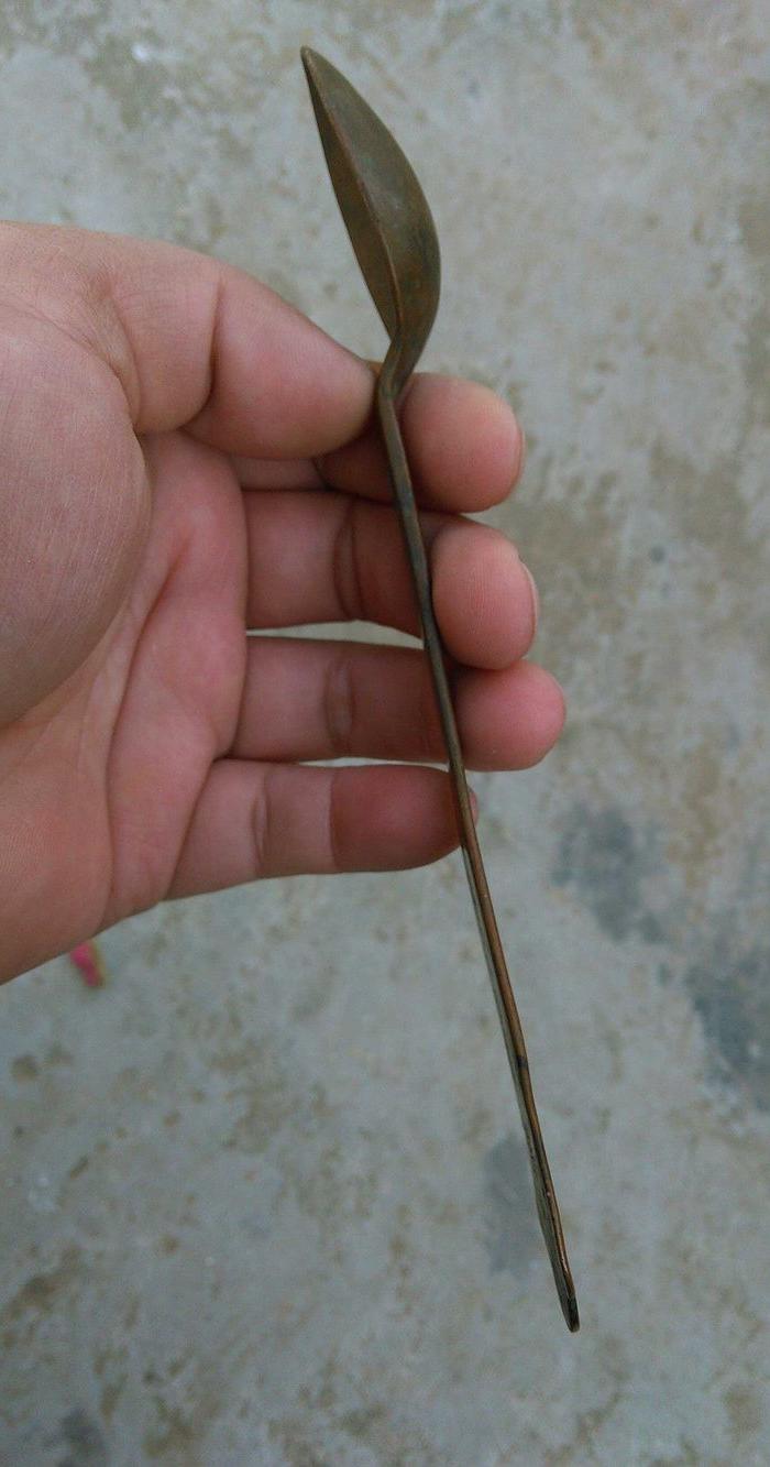 有英文签字的紫铜勺子_有英文签字的紫铜勺子