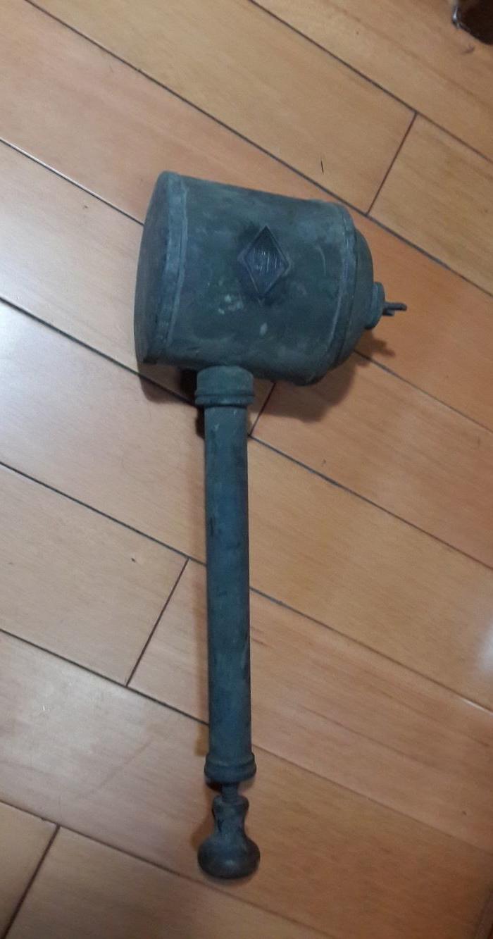 旧上海三角商标铜质喷雾机(江益荿x记出品,曹家