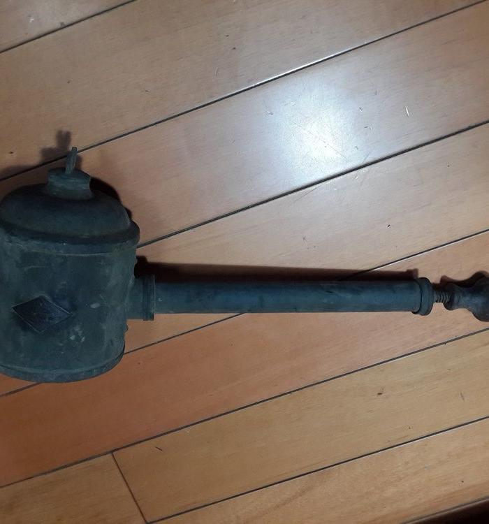 旧上海三角商标铜质喷雾机(江益荿x记出品,曹家